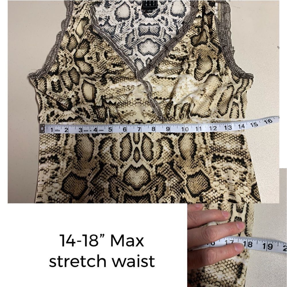 DUE’ PERDUE’ sleeveless snakeskin print dress - Picture 5 of 8